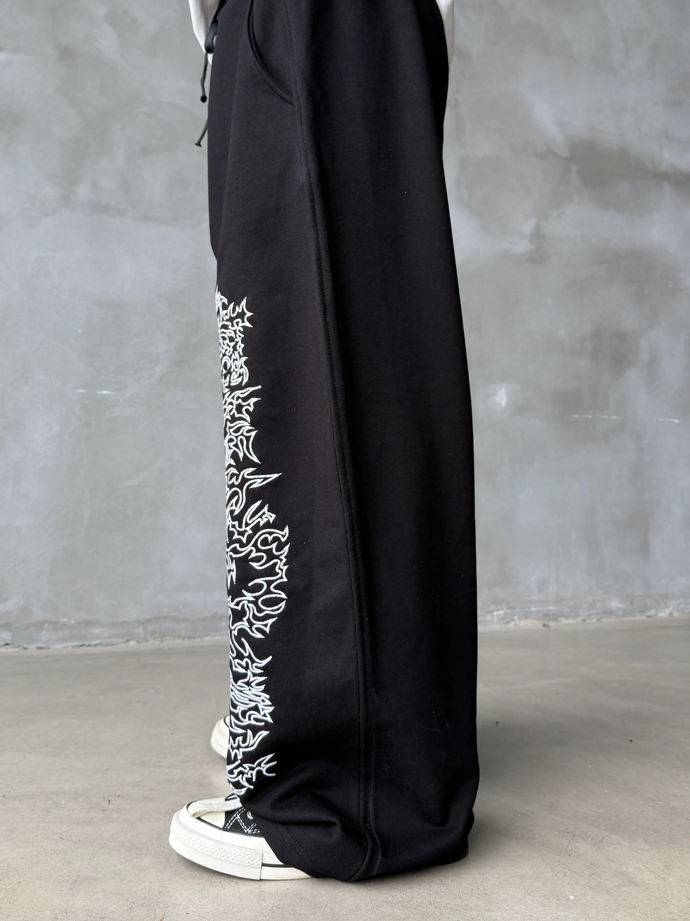 SHADOW REAPER EMBROIDERED PANTS