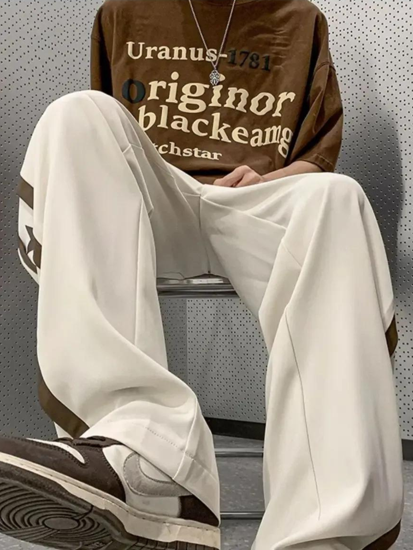 PANEL STRAIGHT LEG PANTS