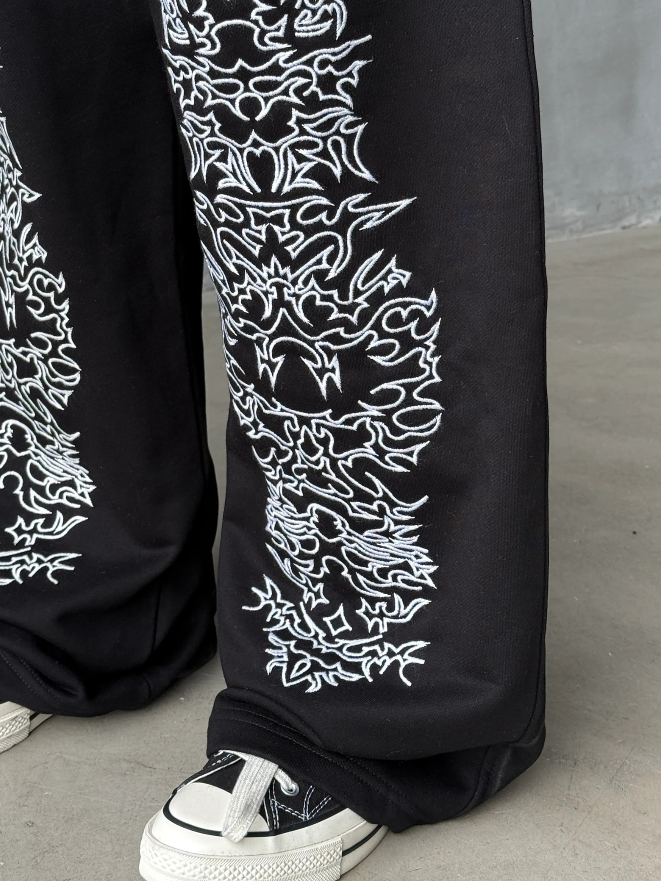 SHADOW REAPER EMBROIDERED PANTS