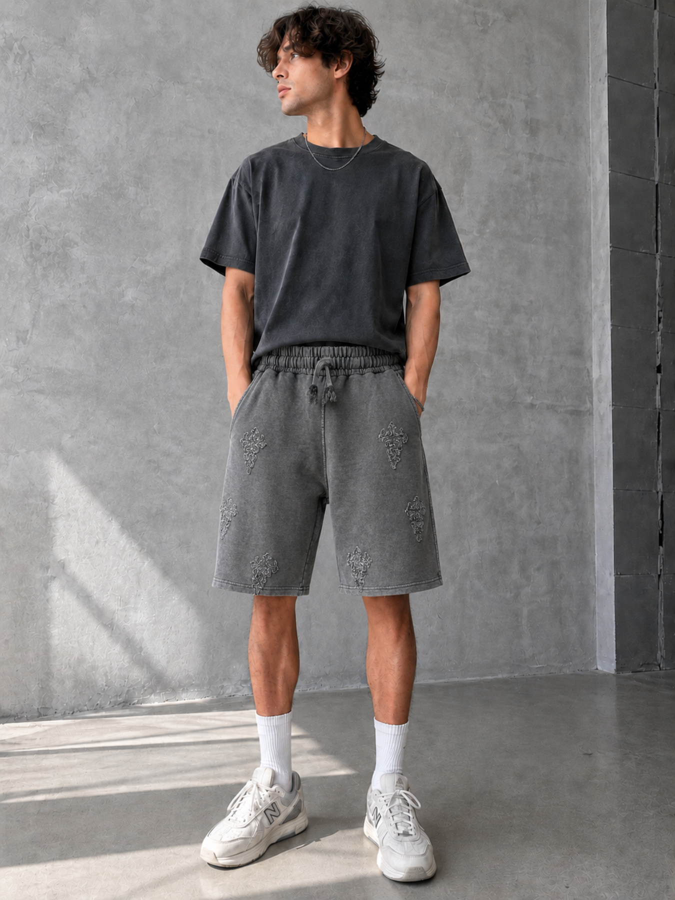 OBSIDIAN CROSS SHORTS