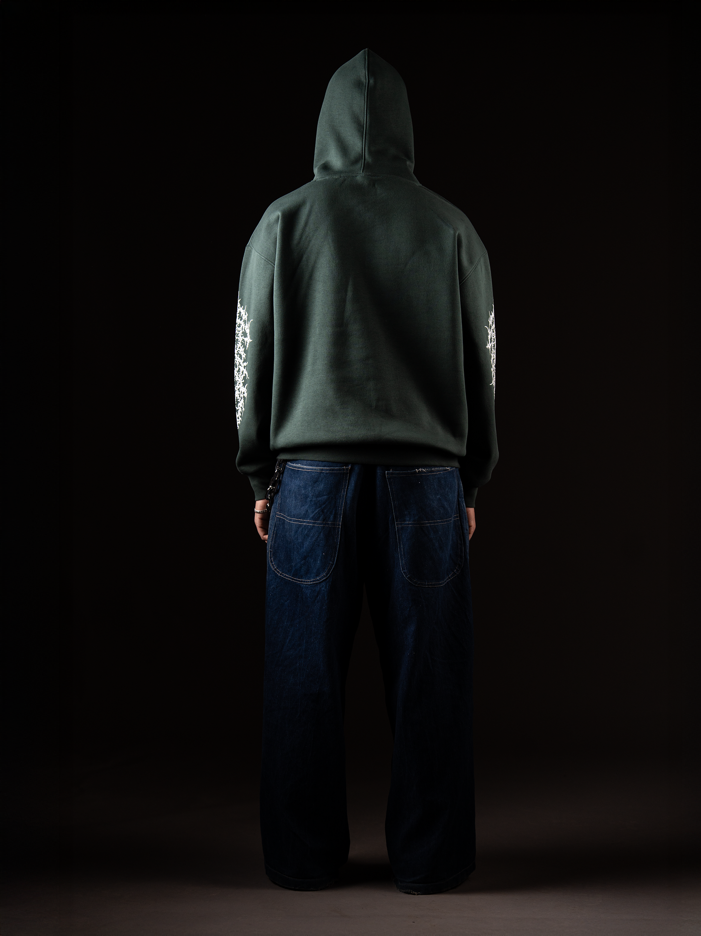 GOTHIC DEMON HOODIE (Green)