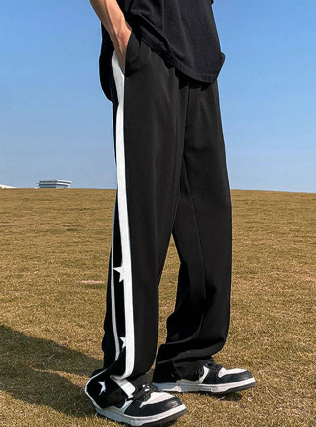 PANEL STRAIGHT LEG PANTS