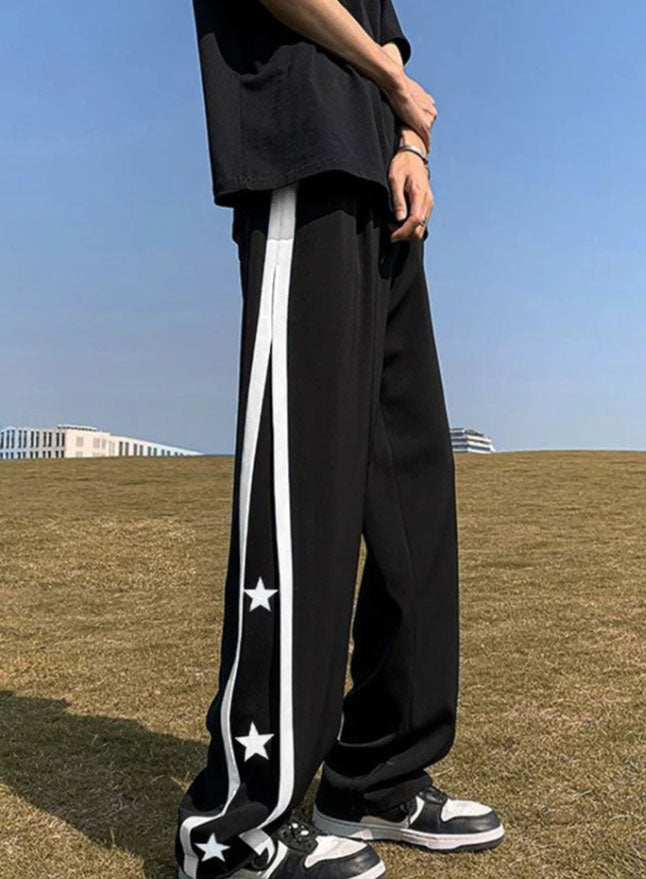 PANEL STRAIGHT LEG PANTS