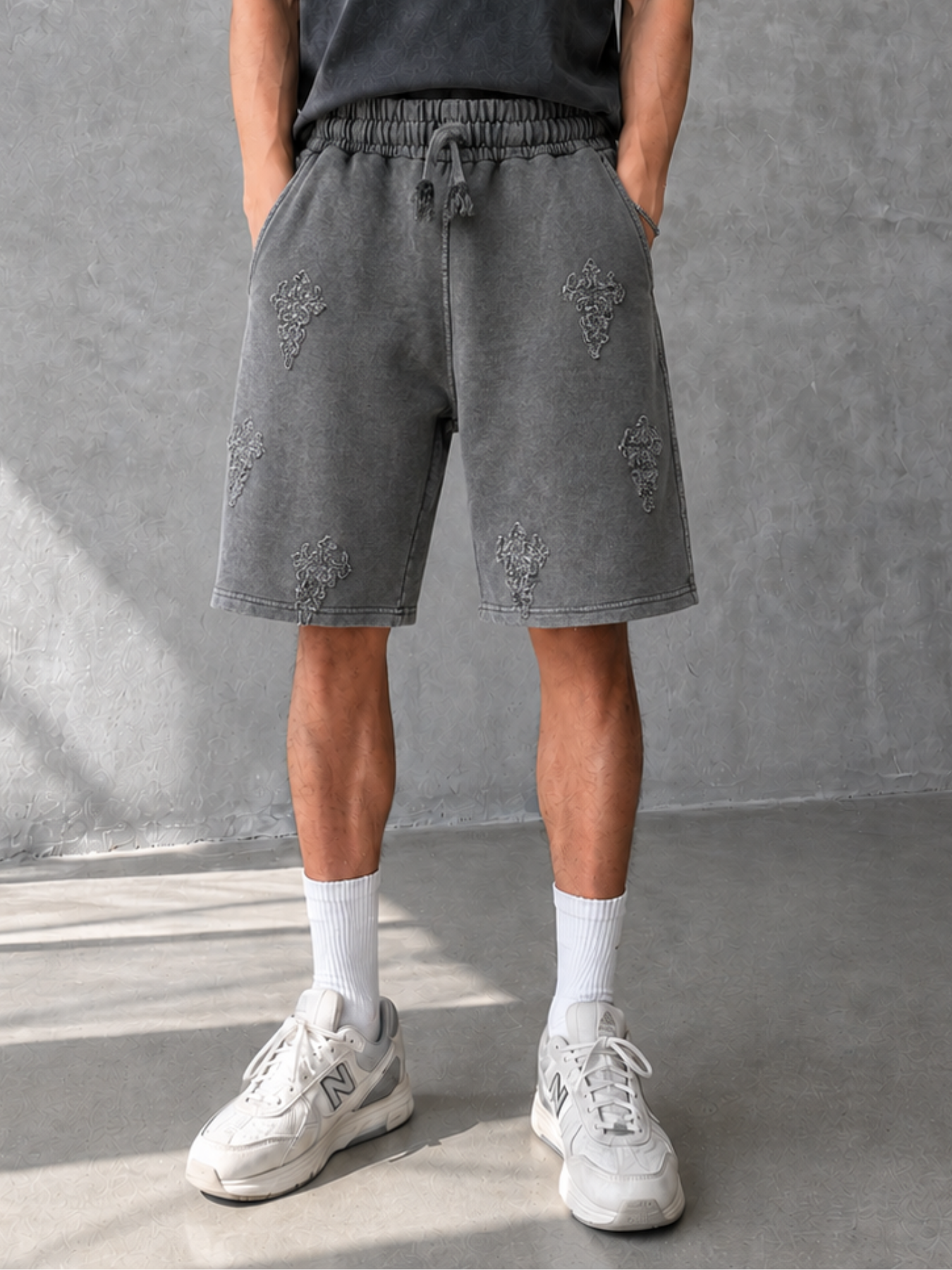 OBSIDIAN CROSS SHORTS
