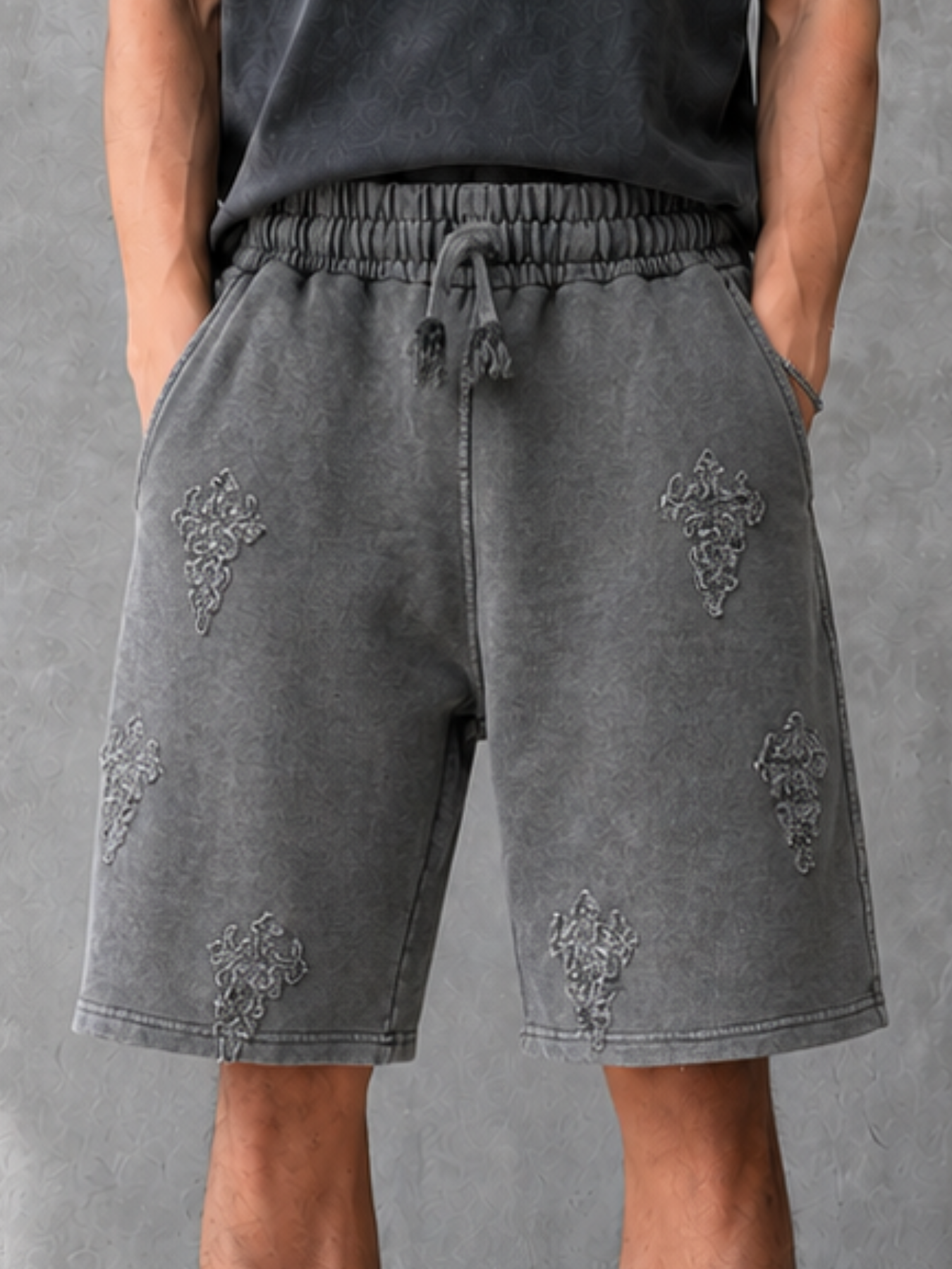OBSIDIAN CROSS SHORTS