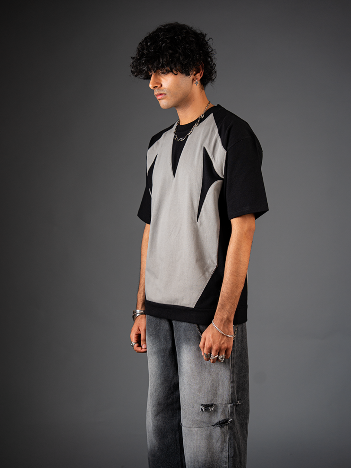 FIVEKOH RAGLAN PANELED TEE