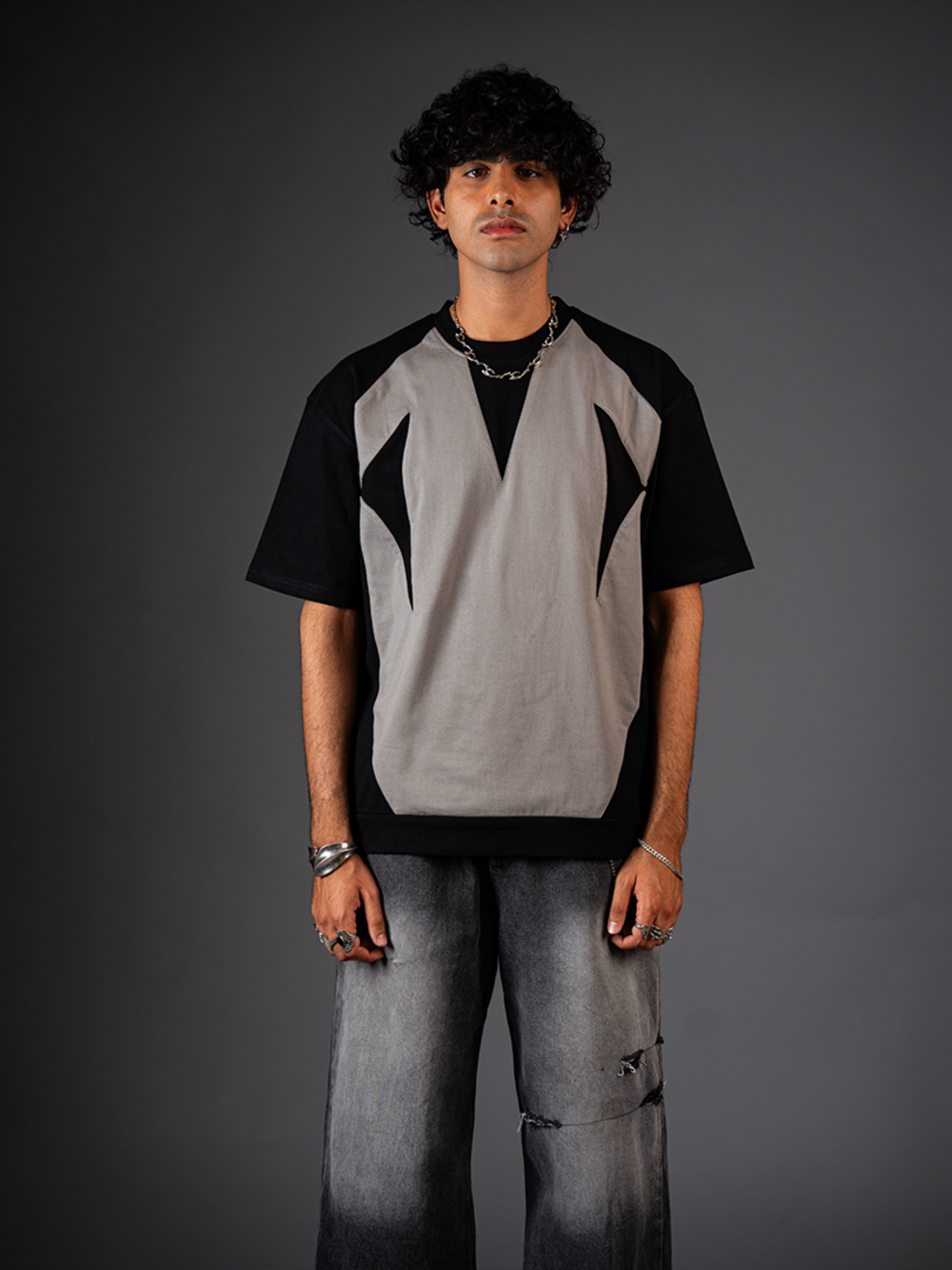 FIVEKOH RAGLAN PANELED TEE