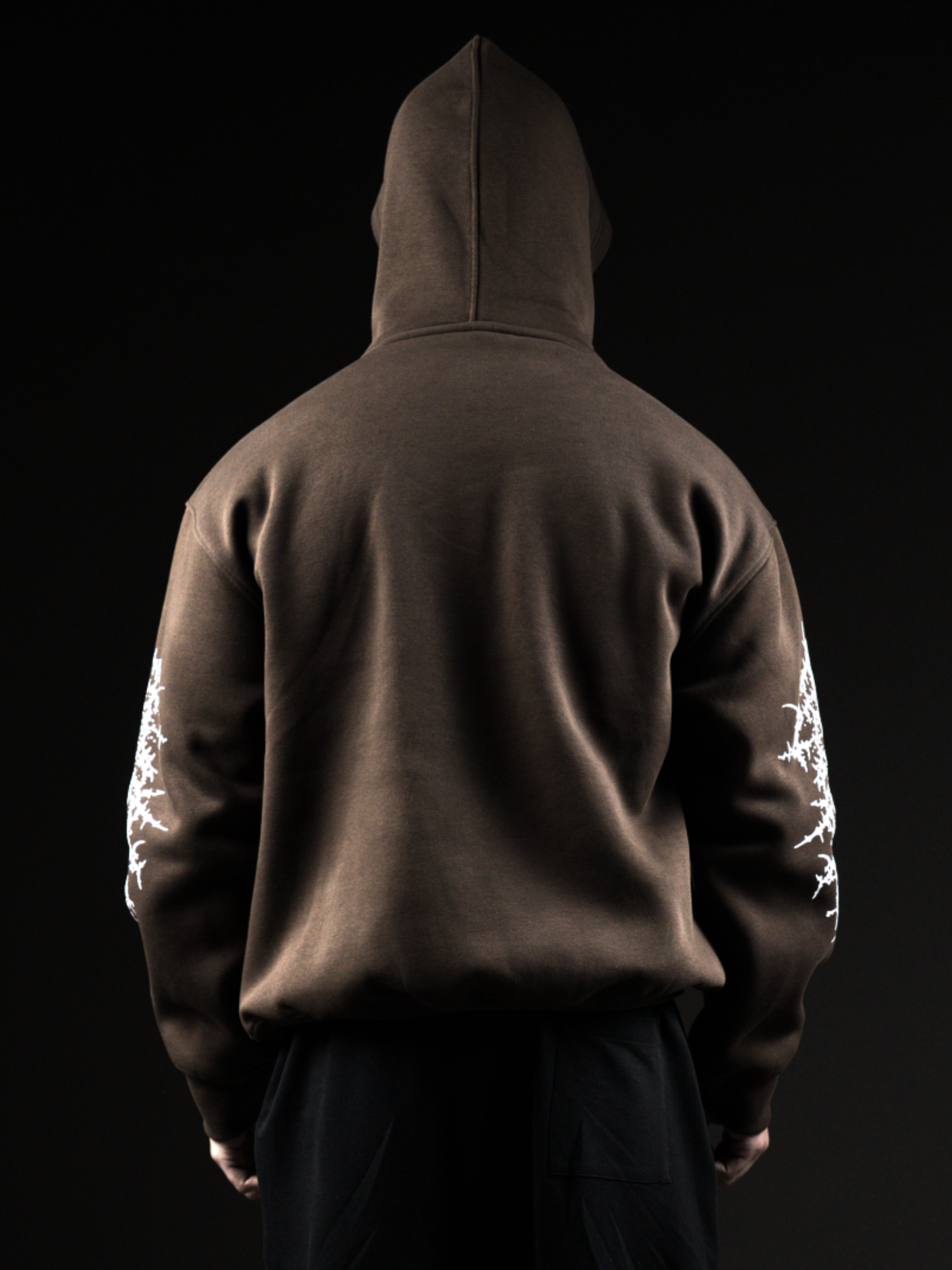 GOTHIC DEMON HOODIE (BROWN)