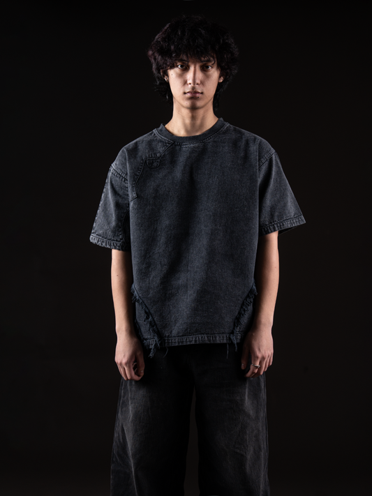 RUIN ARMOR TEE - ACID BLACK