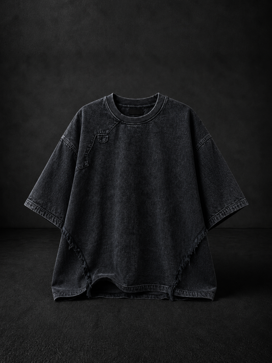 RUIN ARMOR TEE - ACID BLACK