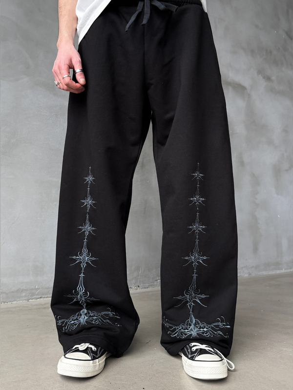 Eclipse Thorn Embroidered Pants