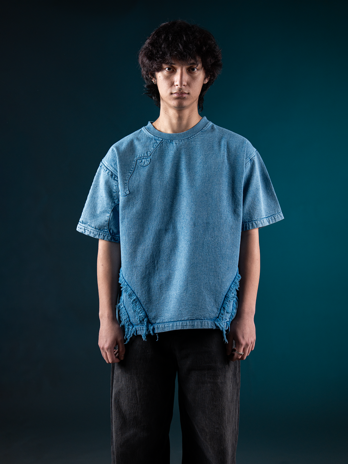 RUIN ARMOR TEE - DENIM BLUE