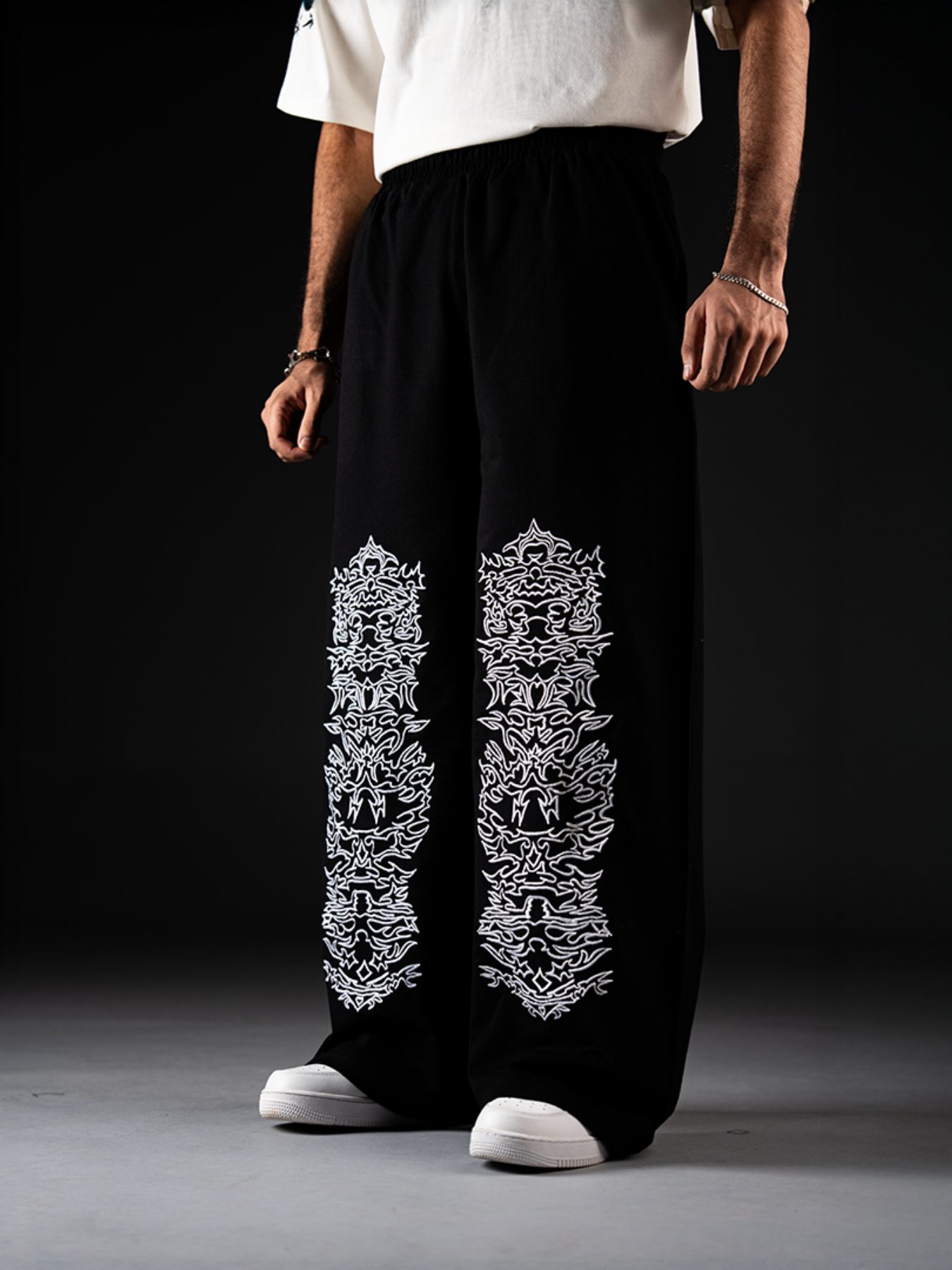 SHADOW REAPER EMBROIDERED PANTS