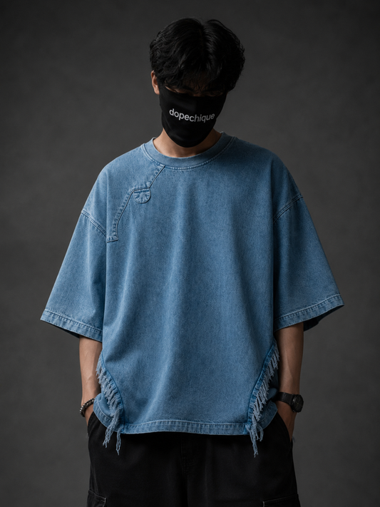 RUIN ARMOR TEE - DENIM BLUE