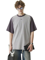 Two-Tone Minimal T-Shirt