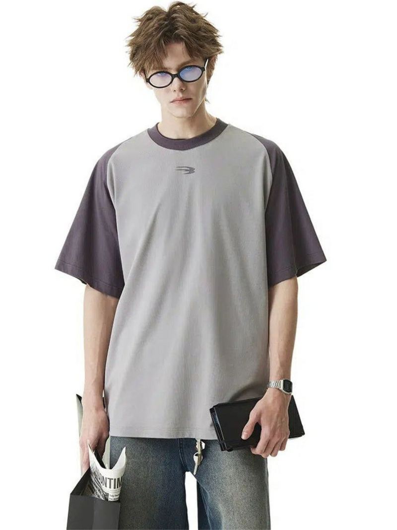 Two-Tone Minimal T-Shirt