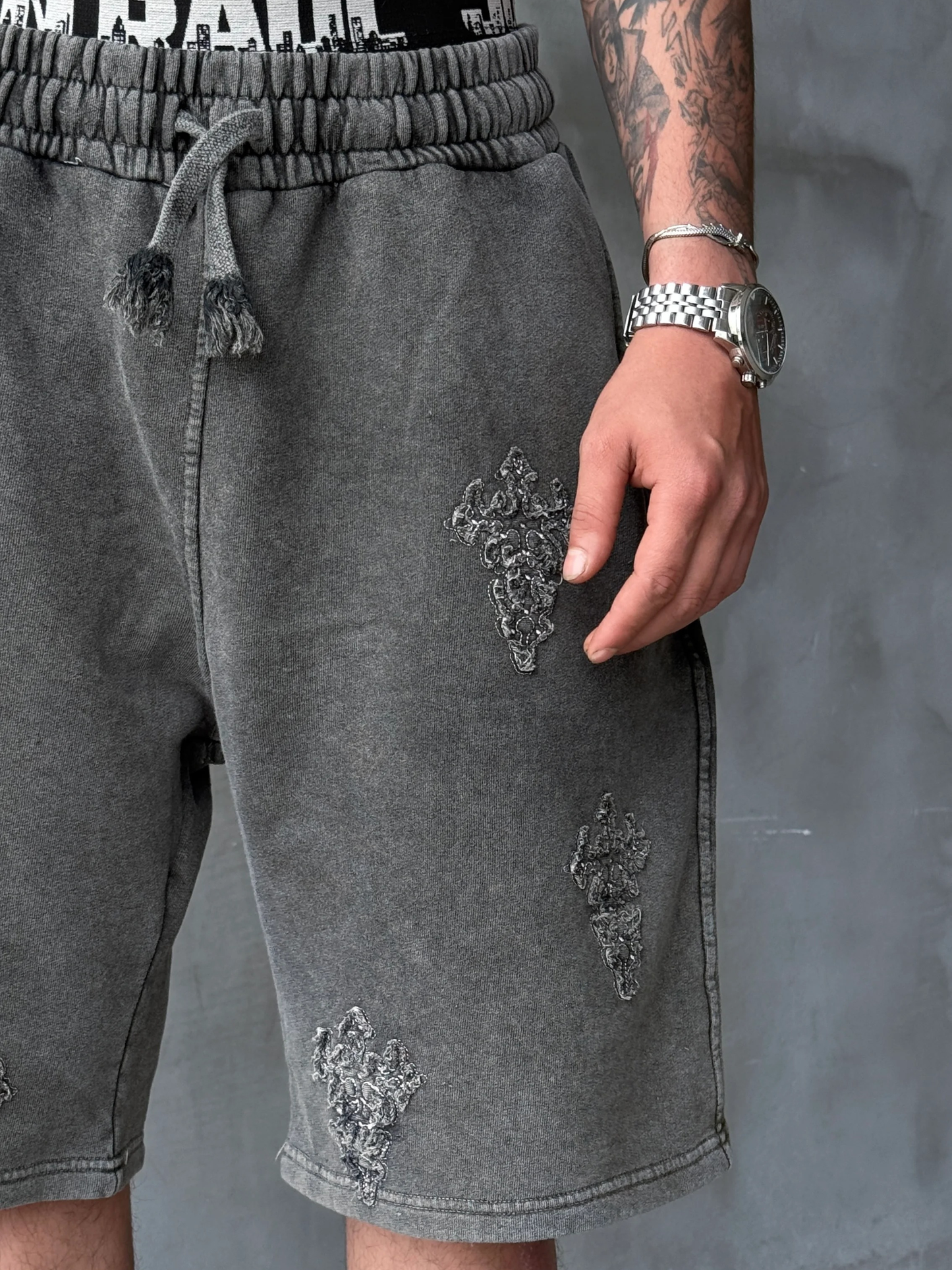 OBSIDIAN CROSS SHORTS