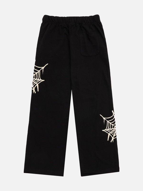 SPIDER WEB PRINT PANTS