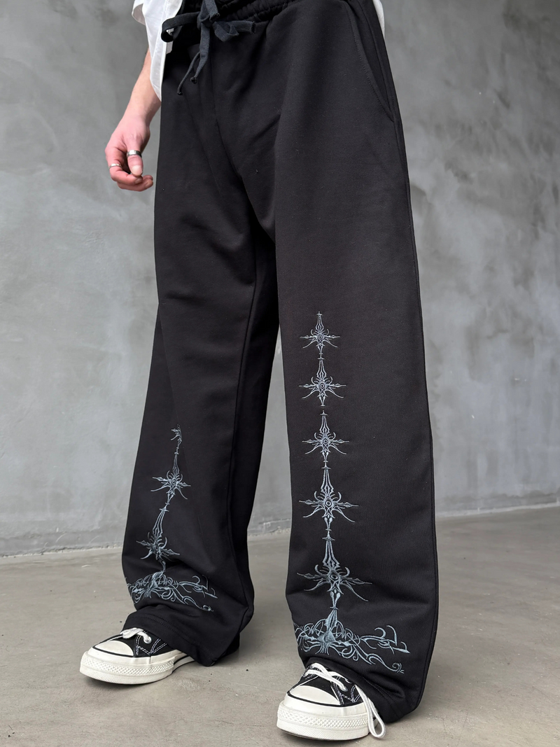 Eclipse Thorn Embroidered Pants