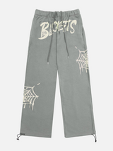 SPIDER WEB PRINT PANTS