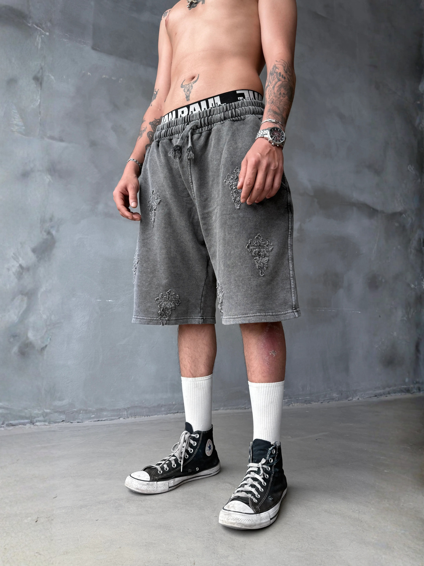 OBSIDIAN CROSS SHORTS