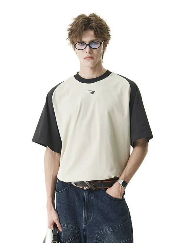 Two-Tone Minimal T-Shirt