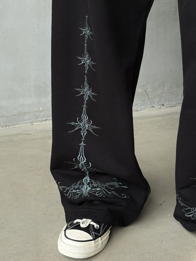 Eclipse Thorn Embroidered Pants