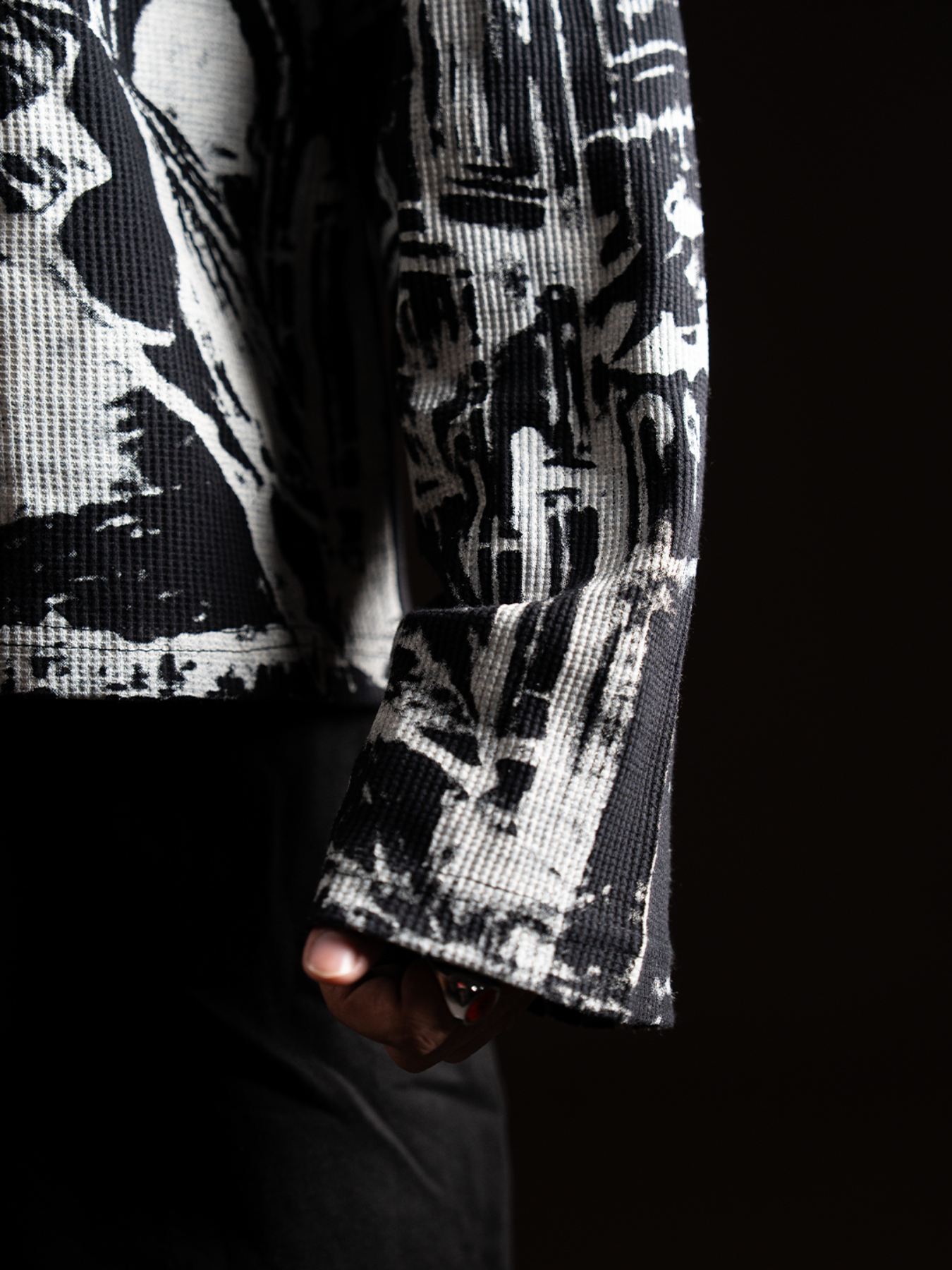 THE FALLEN CATHEDRAL WAFFLE TEE