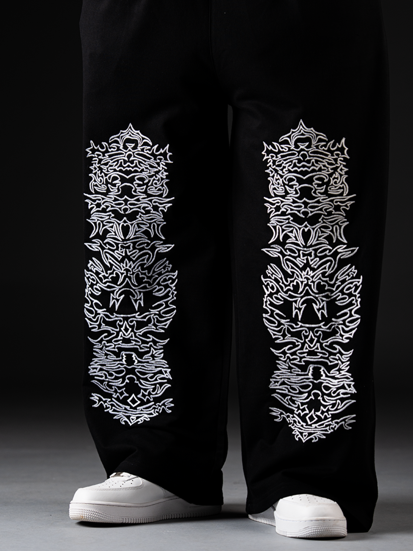 SHADOW REAPER EMBROIDERED PANTS