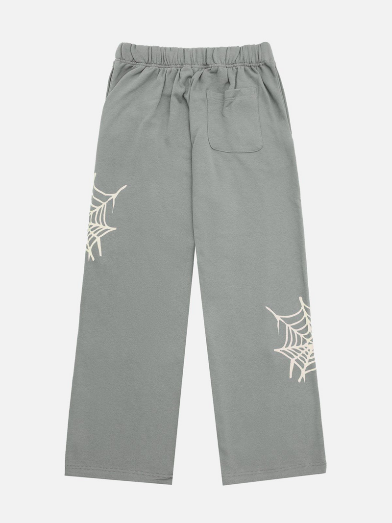 SPIDER WEB PRINT PANTS