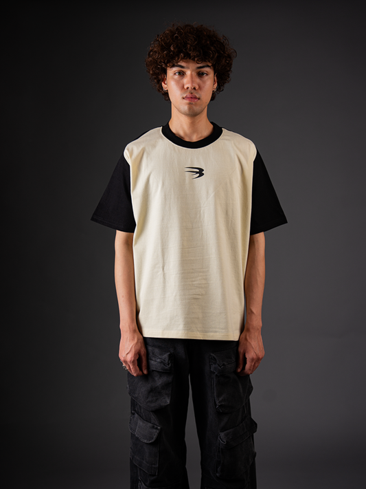 TWO-TONE MINIMAL T-SHIRT