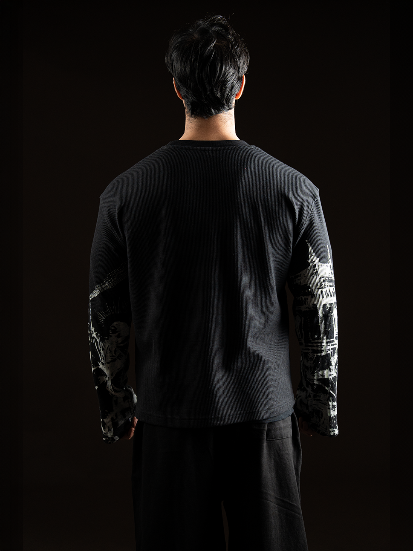 THE FALLEN CATHEDRAL WAFFLE TEE
