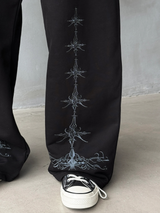 Eclipse Thorn Embroidered Pants