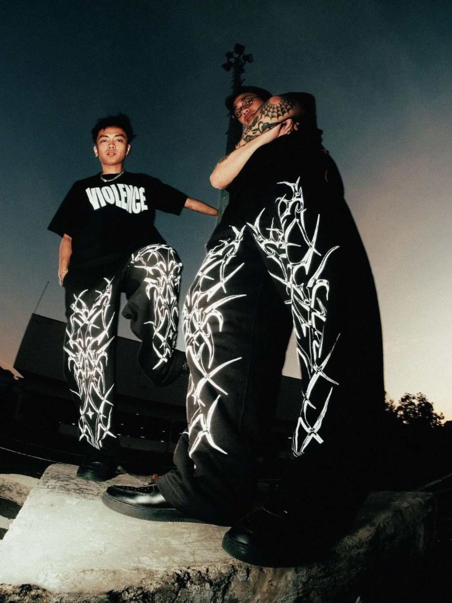 GOTHIC PUNK DARK STYLE PANTS