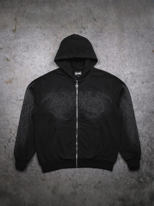 INFERNO CROSS ZIP HOODIE