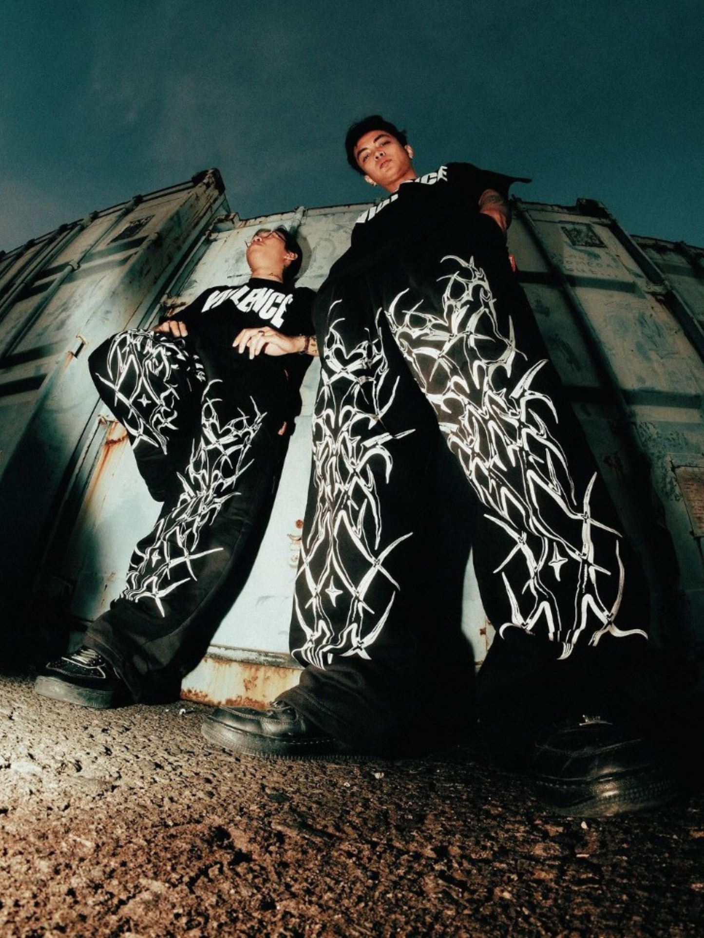 GOTHIC PUNK DARK STYLE PANTS