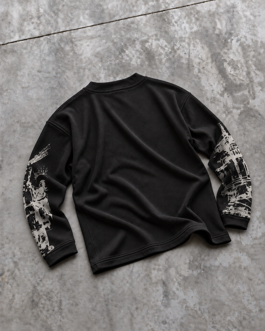 THE FALLEN CATHEDRAL WAFFLE TEE