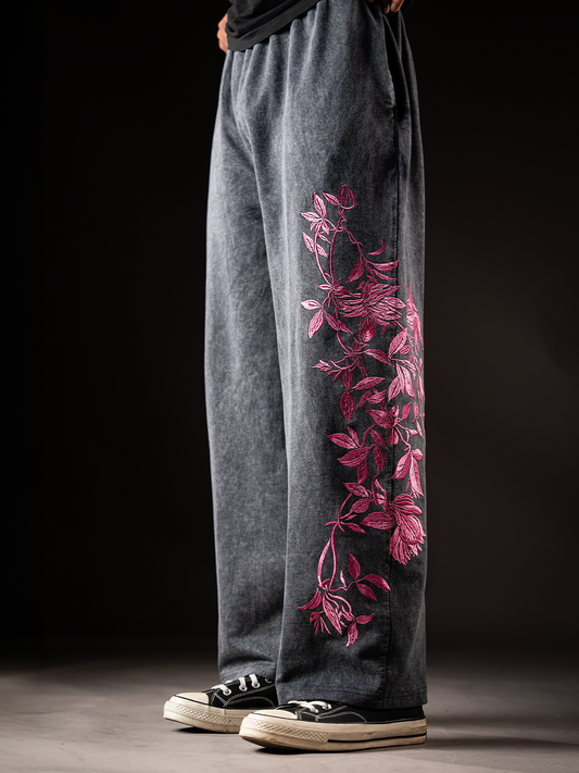 AFTERBLOOM EMBROIDERED SWEATPANTS