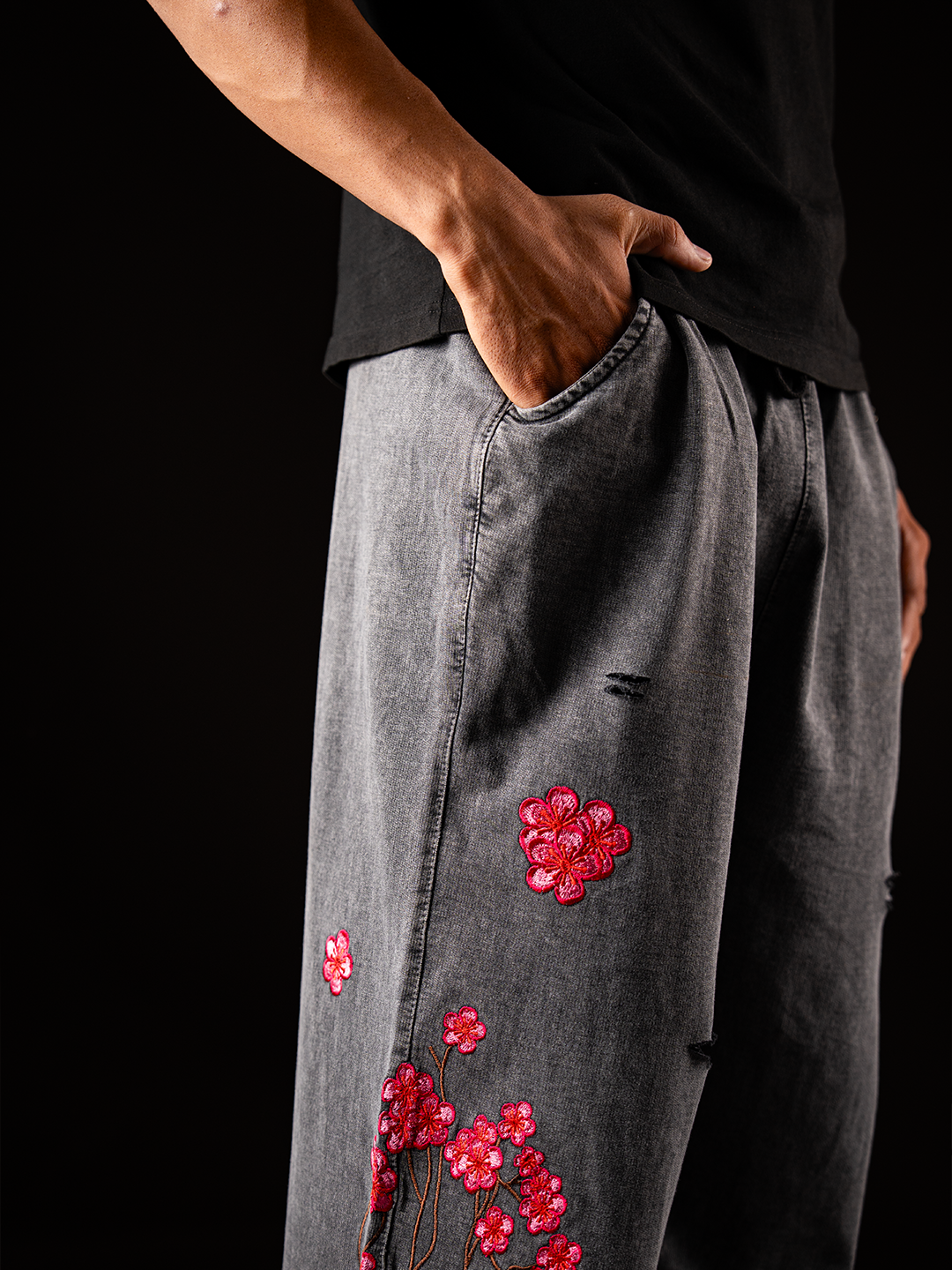 SAKURA ASH SWEATPANTS
