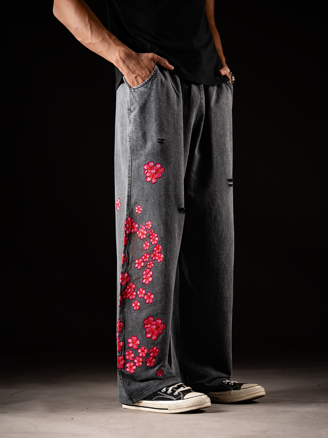 SAKURA ASH SWEATPANTS